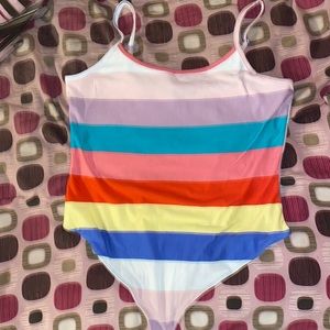 Multicolored one piece shirt